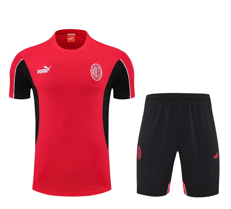 AAA Quality AC Milan 25/26 Black/Red Training Kit Jerseys